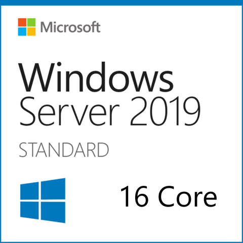 Windows Server Standard 2019 64Bit English 10 Clt 16 Core License