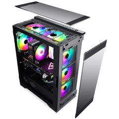 Intel Xeon E5-2650 4 Core 4 Thread 8GB DDR4 120GB SSD RGB-Lüfter Günstiger Gaming-PC Auf Lager