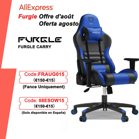Furgle Body Huging Design Office Seat Gaming Chair White WCG Gaming Chair Engineering Nylon base Computer Chair with PU Leather