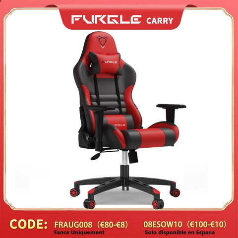 Furgle Swivel Gaming Chair Office Chair with High Back Racing Chair  LOL Computer Chair Recliner PU Leather Seat Desk Chairs